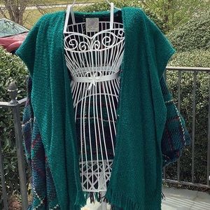 Boyne Valley Weavers cape with attached scarf